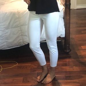Spanx white Jean-ish 7/8 crop Size S